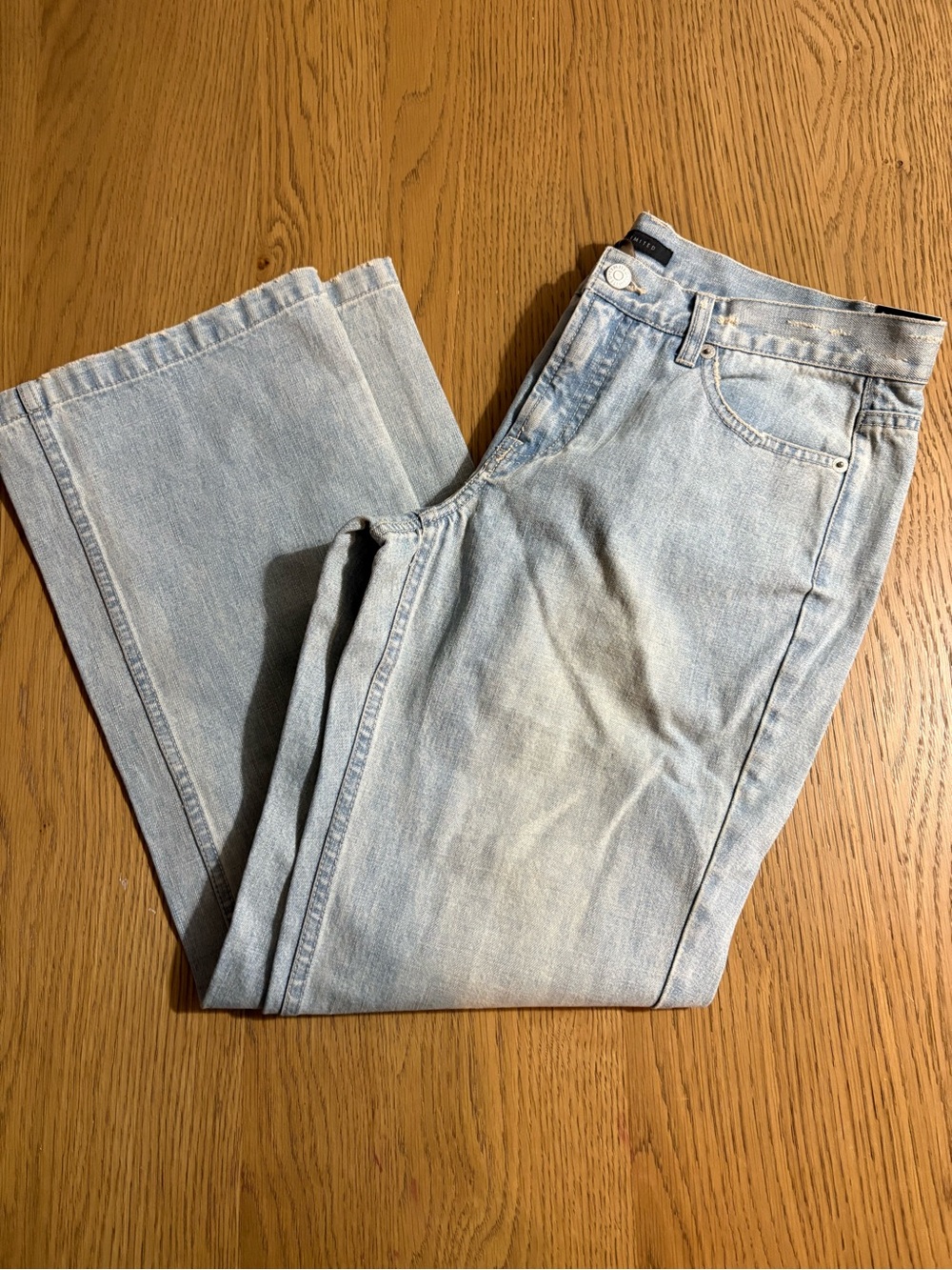 The Limited Light Blue Cropped Bootcut Jeans